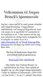 Mobile Screenshot of jbrinck.dk